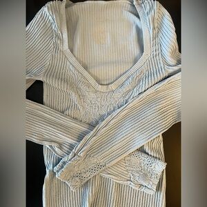 Free People - Dynamic Duo Long Sleeve Shirt - M/L